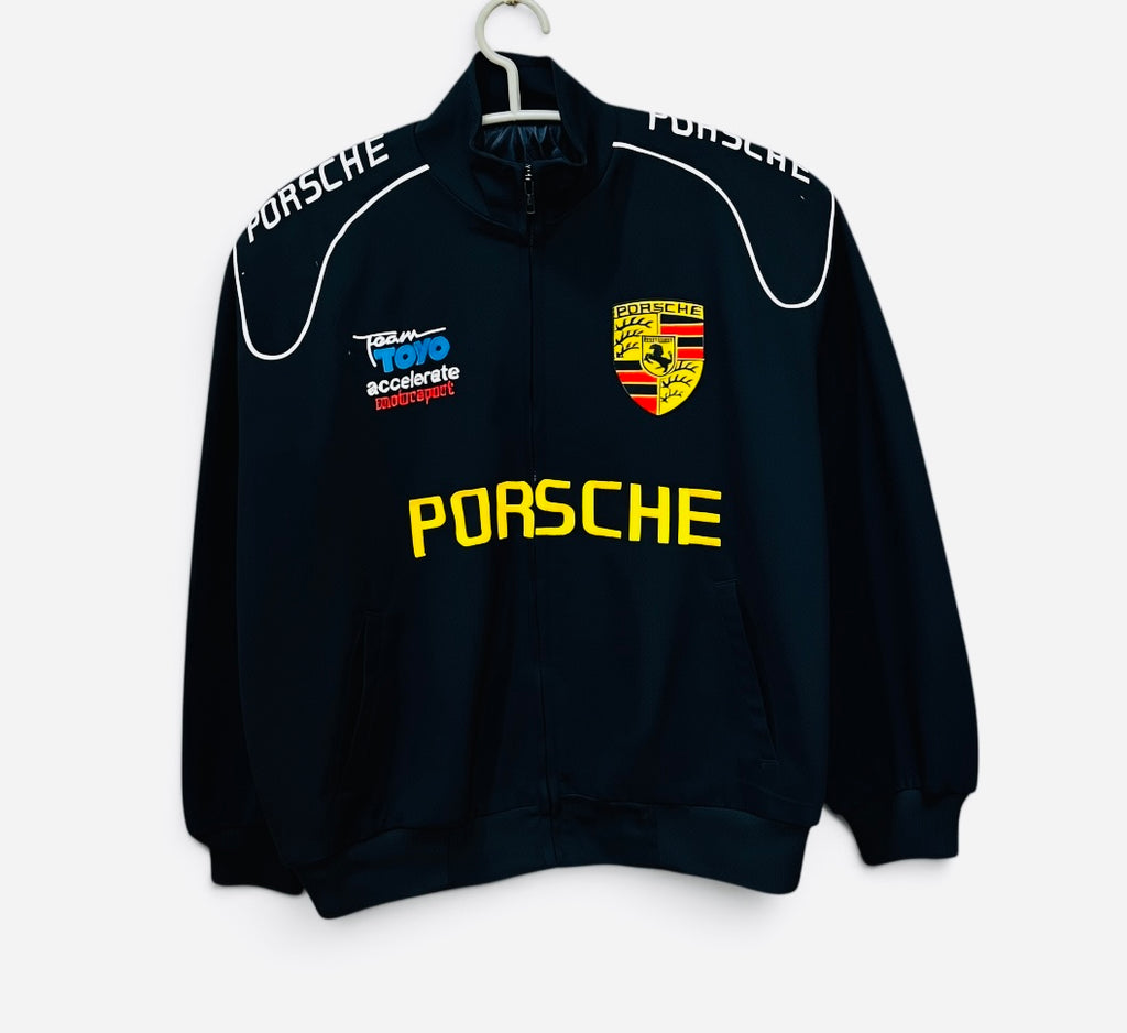 Vintage NASCAR-Style Crew Racing Jacket