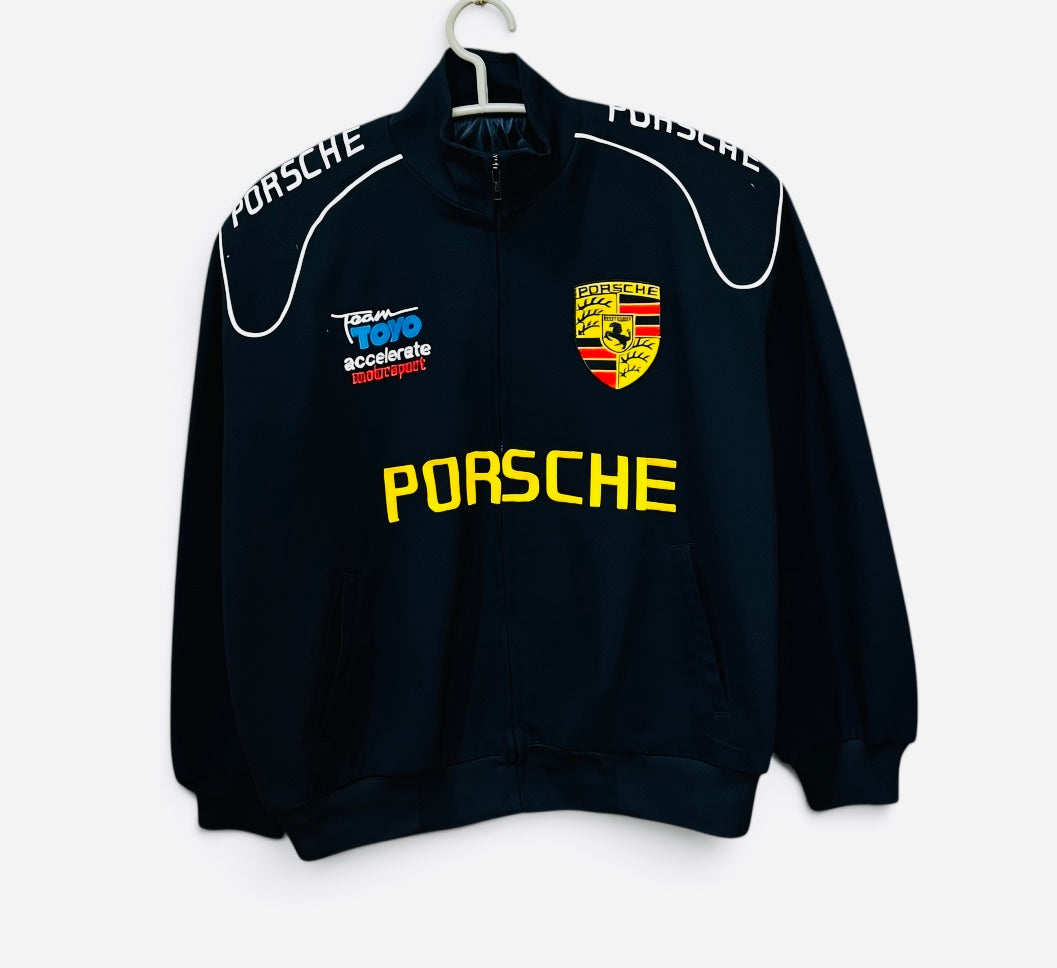 Vintage NASCAR-Style Crew Racing Jacket