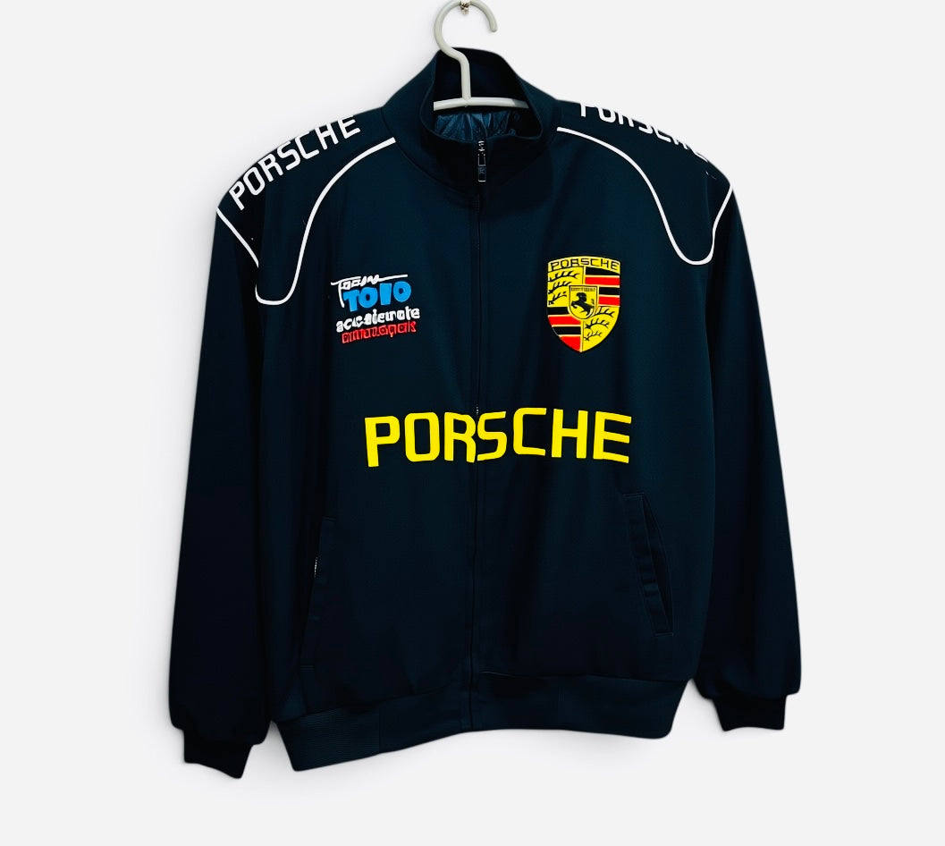 Vintage NASCAR-Style Crew Racing Jacket