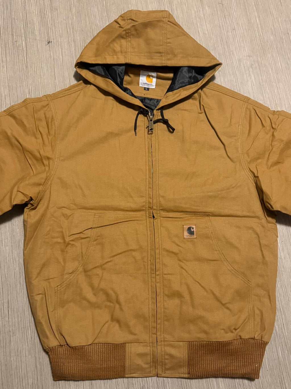 Veste camel rework – style workwear US